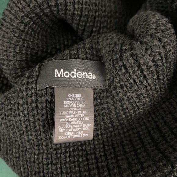 NWT MODENA Dark Grey Winter Toque - Picture 4 of 5